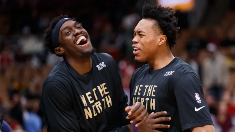 Pascal Siakam and Scottie Barnes