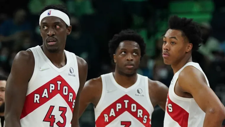 Pascal Siakam, O.G. Anunoby, Scottie Barnes