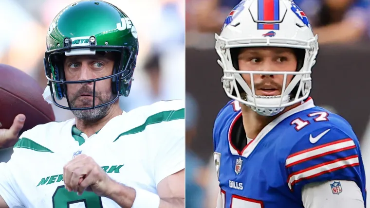 Aaron Rodgers and Josh Allen