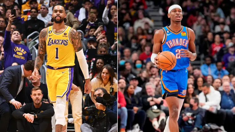 D'Angelo Russell Shai Gilgeous-Alexander