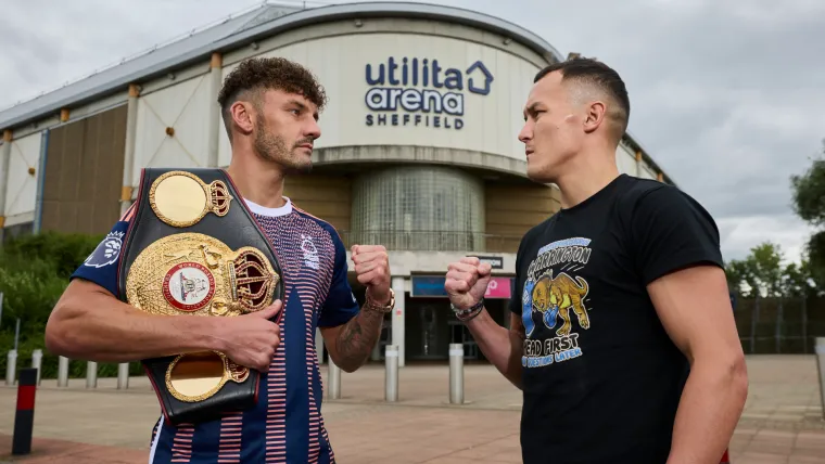 Leigh Wood and Josh Warrington