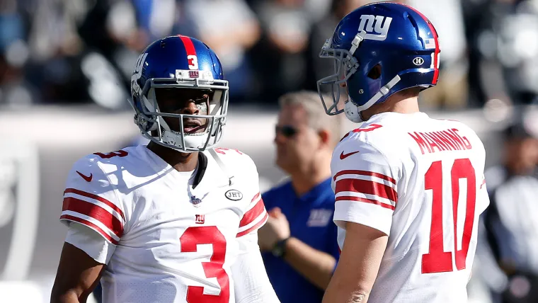 Geno Smith and Eli Manning