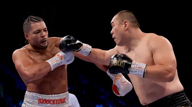 Zhilei Zhang batters Joe Joyce again