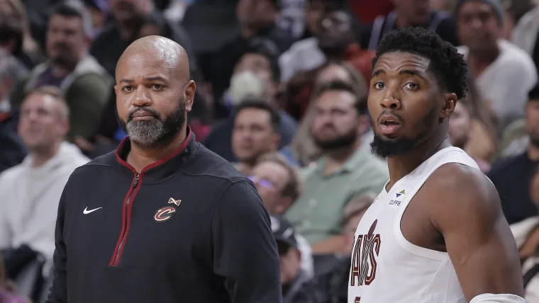 JB Bickerstaff Donovan Mitchell Cleveland Cavaliers