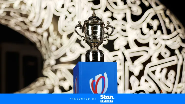 Rugby World Cup trophy