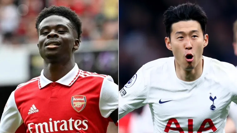 Bukayo Saka Son Heung-min Arsenal Tottenham 092223