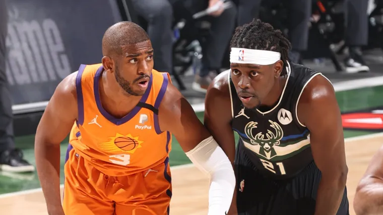 Chris Paul Jrue Holiday Bucks Suns NBA Finals 2021