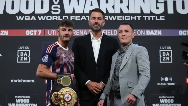 Leigh Wood-Josh Warrington press conference