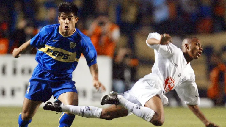 Hugo Ibarra Boca Santos Final Libertadores 2003 