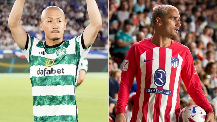 Daizen Maeda Celtic Antoine Griezmann Atletico Madrid