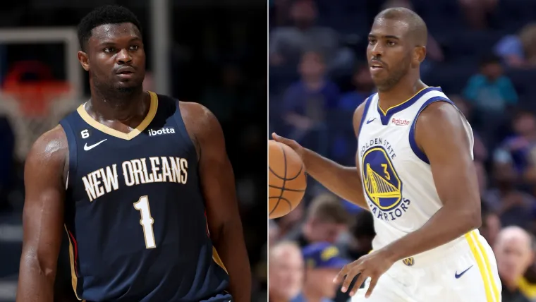 Zion Williamson, Chris Paul 10092023