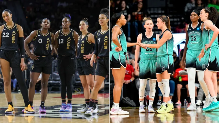 Las Vegas Aces and New York Liberty