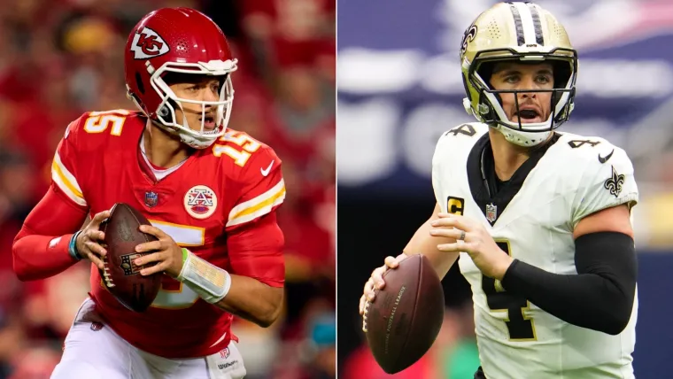 Patrick Mahomes, Derek Carr 