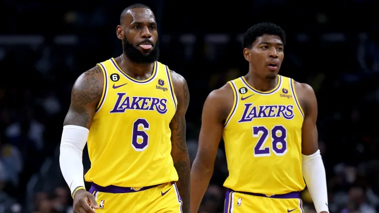 LeBron James, Rui Hachimura 10022023