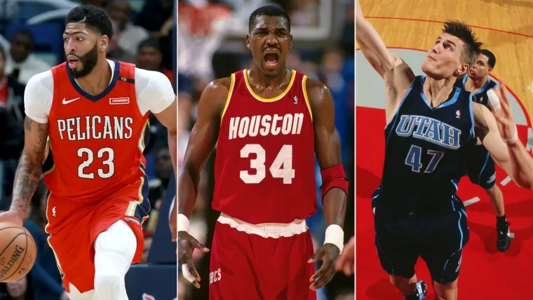 Anthony Davis, Hakeem Olajuwon, Andrei Kirilenko