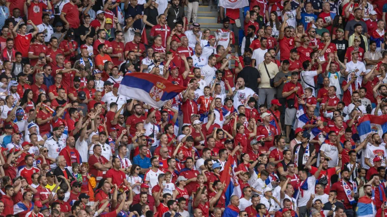 Serbia Fans Football 