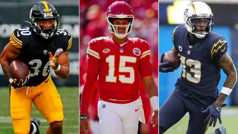 aylen Warren, Patrick Mahomes, Keenan Allen