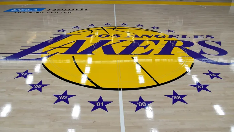 Lakers NBA Court Crypto.com Arena