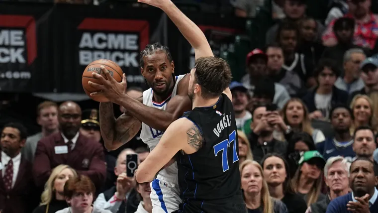 Kawhi Leonard Luka Doncic Clippers Mavs