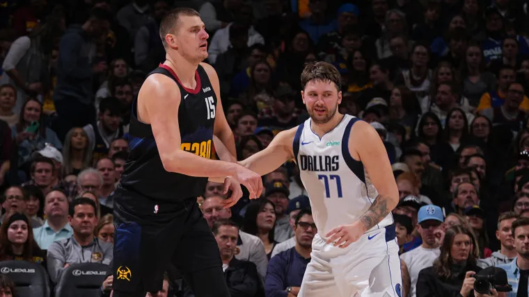 Nikola Jokic Luka Doncic Nuggets Mavs