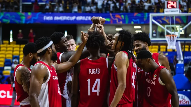 Team Canada at the FIBA AmeriCup 2022