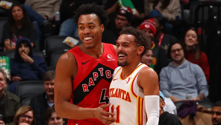 Scottie Barnes Toronto Raptors Trae Young Atlanta Hawks