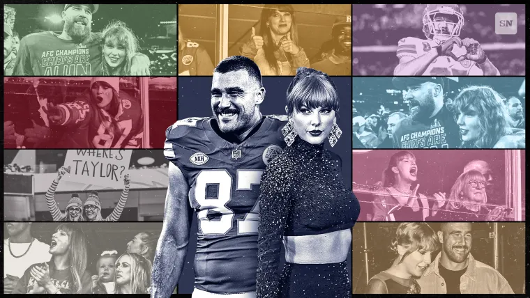 Taylor Swift and Travis Kelce