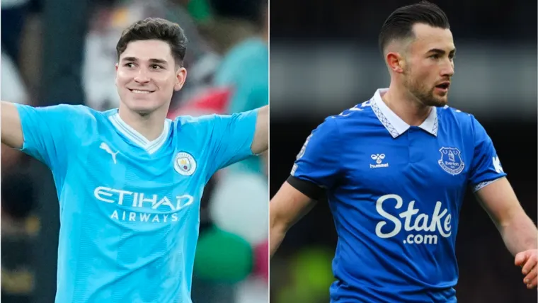 Julian Alvarez Manchester City Jack Harrison Everton 