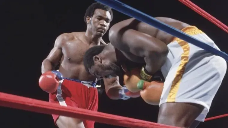 George Foreman destroyed Joe Frazier