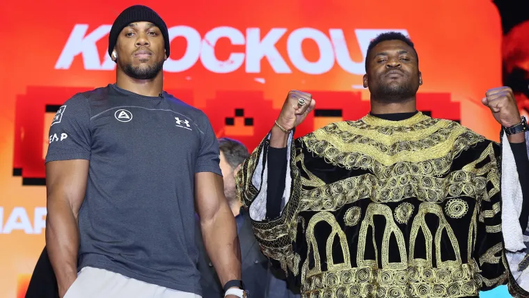 Anthony Joshua and Francis Ngannou press conference