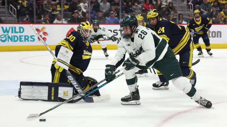 Michigan and Michigan State hockey