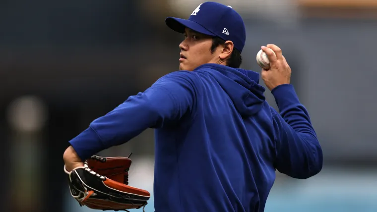 Shohei Ohtani Dodgers Pitch 032524