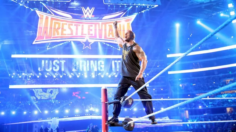 The Rock Wrestlemania 32