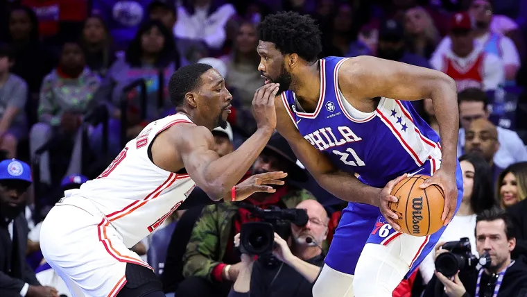 Bam Adebayo and Joel Embiid