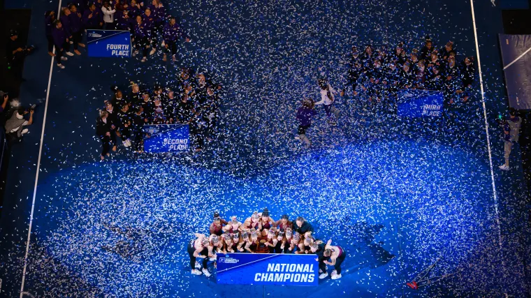 Oklahoma celebrating the National Championship in 2023