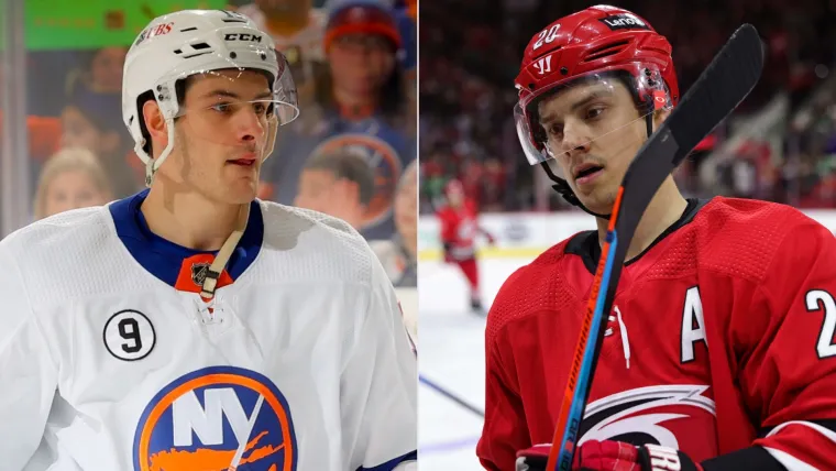 Mat Barzal and Sebastian Aho