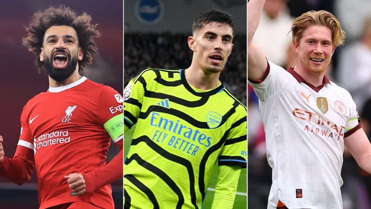 Mohamed Salah Kai Havertz Kevin De Bruyne