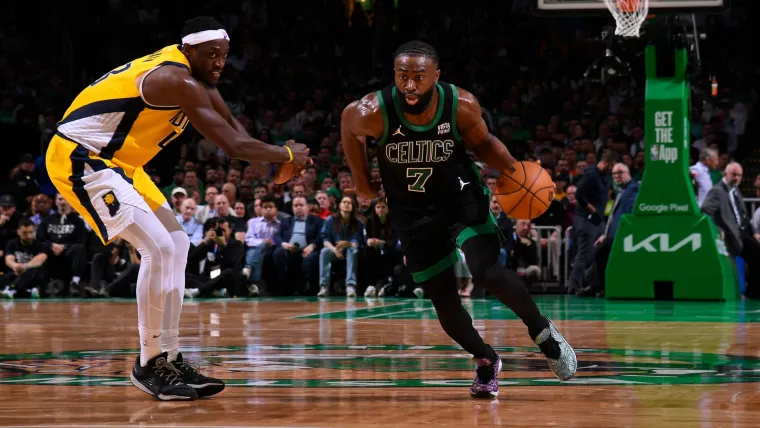 Jaylen Brown and Pascal Siakam