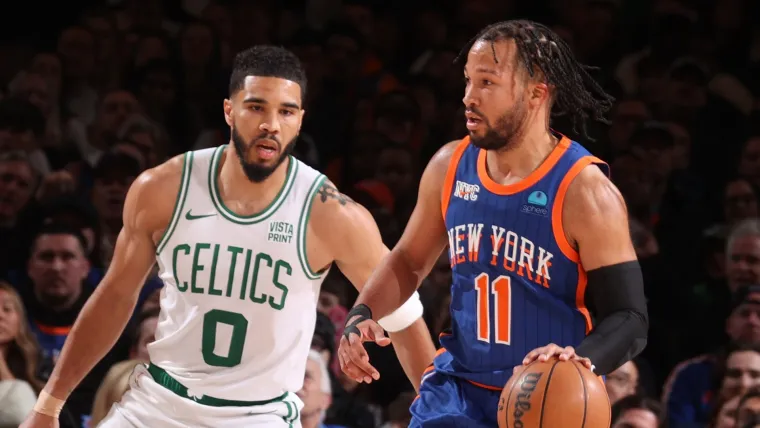 Jayson Tatum and Jalen Brunson