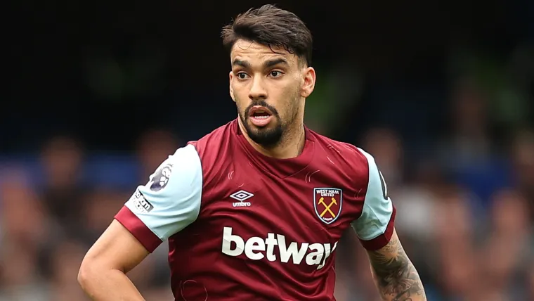 Lucas Paqueta in action for West Ham