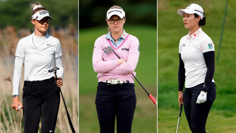 Nelly Korda, Brooke Henderson, XiYu Lin