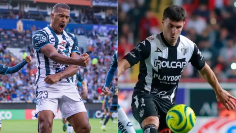 Salomón Rondón Pachuca vs. José Paradela Necaxa 2024