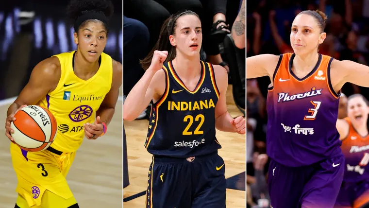 Candace Parker, Caitlin Clark, Diana Taurasi