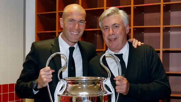 Zinedine Zidane Carlo Ancelotti