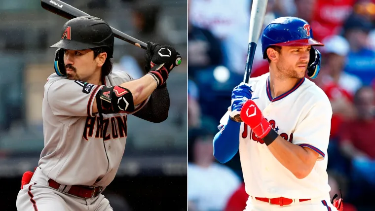 Arizona's Corbin Carroll and Philadelphia's Trea Turner