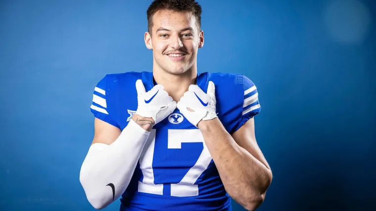 BYU linebacker Jack Kelly