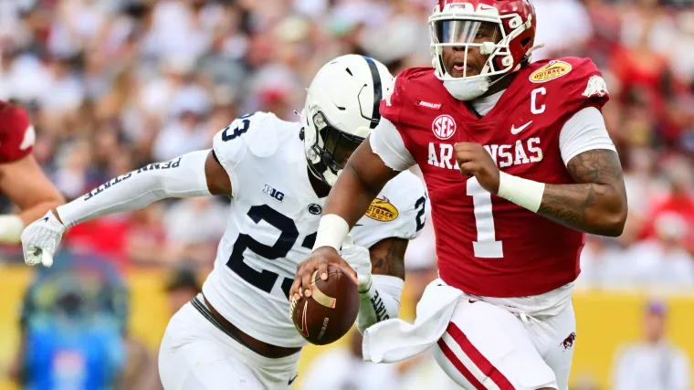 Arkansas QB KJ Jefferson