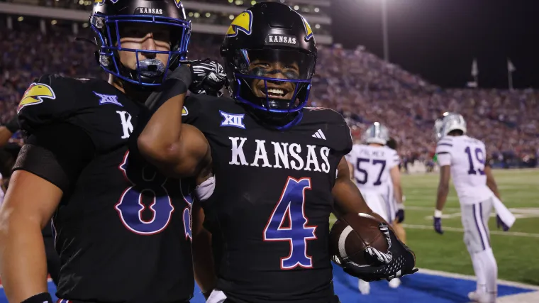 Kansas running back Devin Neal