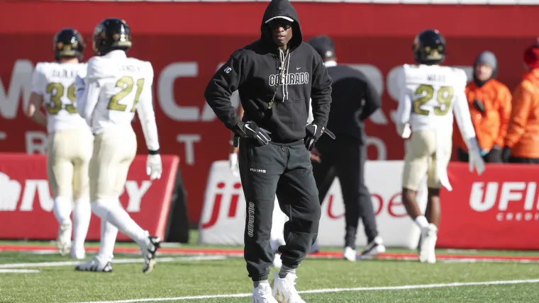 Colorado head coach Deion Sanders