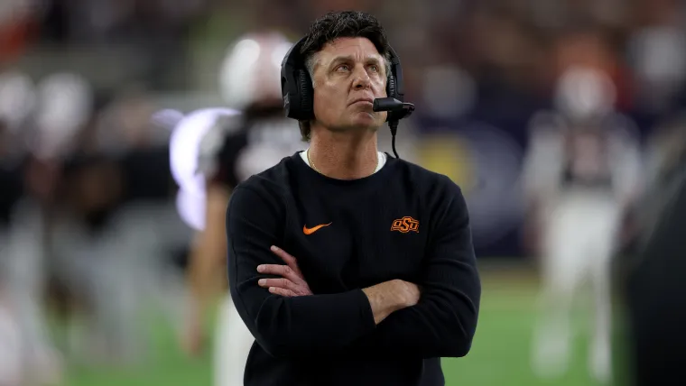 Oklahoma State head coach Mike Gundy